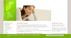 Desktop Screenshot of dermatoloogsmet.be